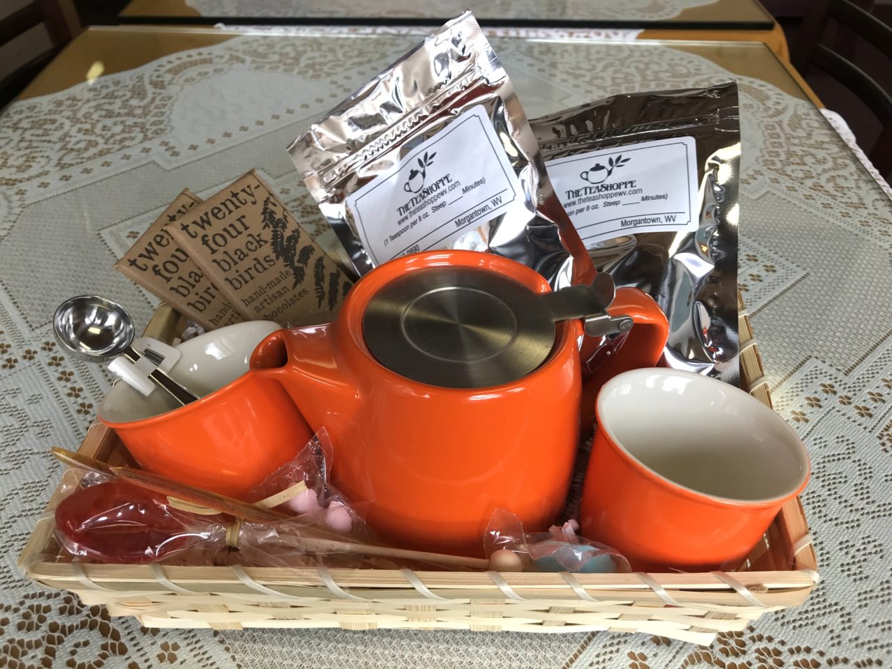 Tea for Two Tea Basket The Tea Shoppe