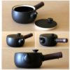 Japanese Black Side Handle Tea Pot - Image 2