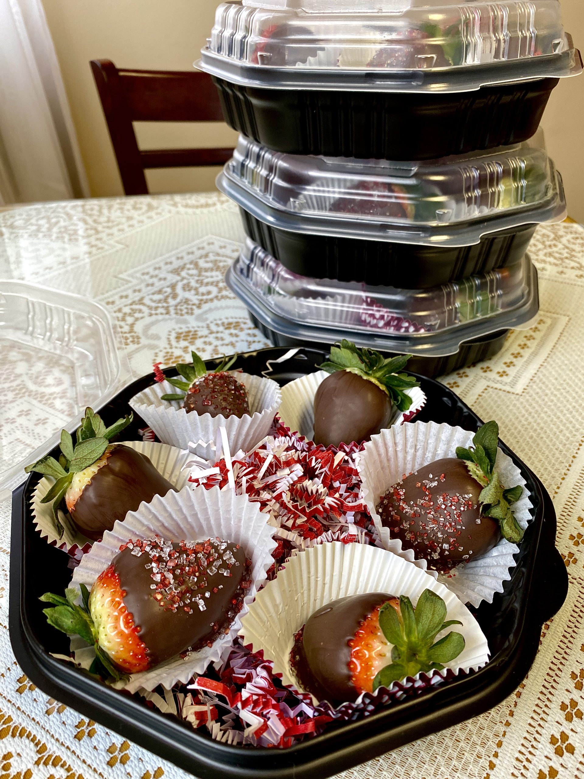The Tea Shoppe Chocolate Covered Strawberries for Valentine s Day