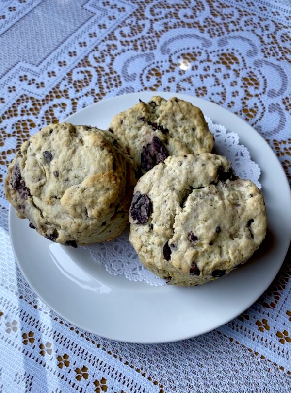 Savory Kalamata Olive & Rosemary Scones