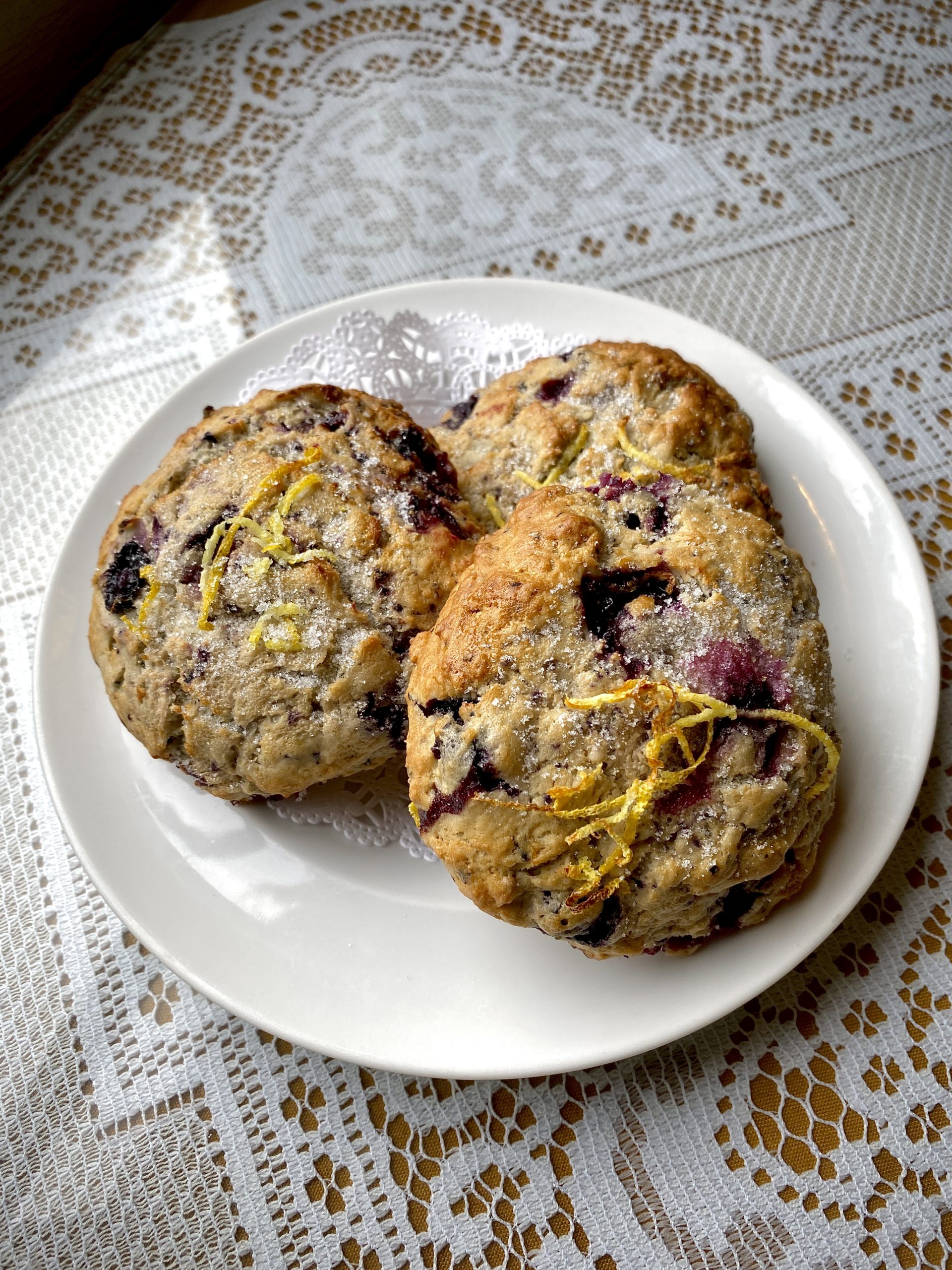 Lemon Blueberry Scones - The Tea Shoppe