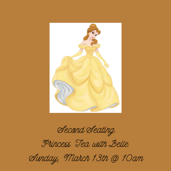 Princess Tea with Belle-Second Seating