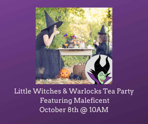 Little Witches & Warlocks Tea Party featuring Maleficent