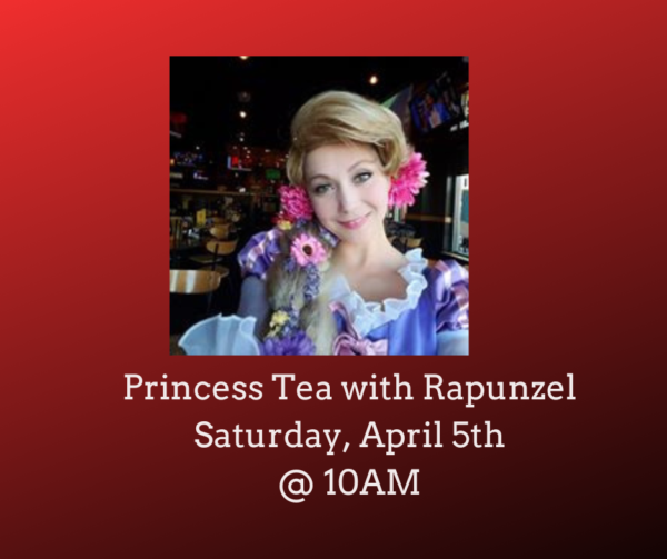 Tea with Rapunzel (Saturday, April 5th)