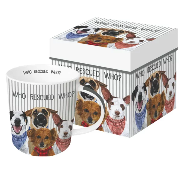 Who Rescued Who? Mug