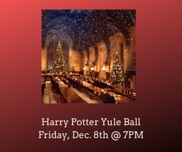 Harry Potter Yule Tea Party (Friday, 12/8 @ 7 PM)