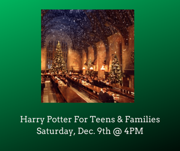 Harry Potter Yule Tea Party (Saturday, 12/9 @ 4 PM)