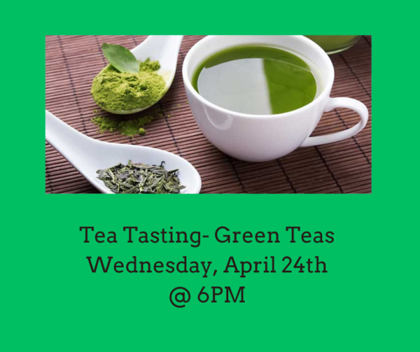 green tea tasting