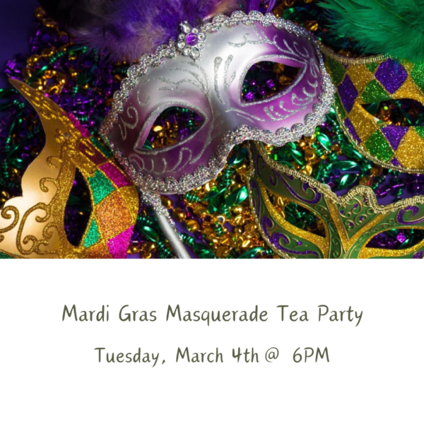 Mardi Gras Masquerade Tea Party