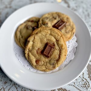 Salted Caramel Chocolate Peanut Butter Cookies